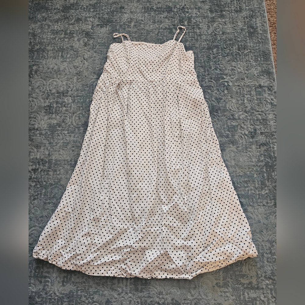 Kate Spade  Polka Dot Maxi Dress Size L